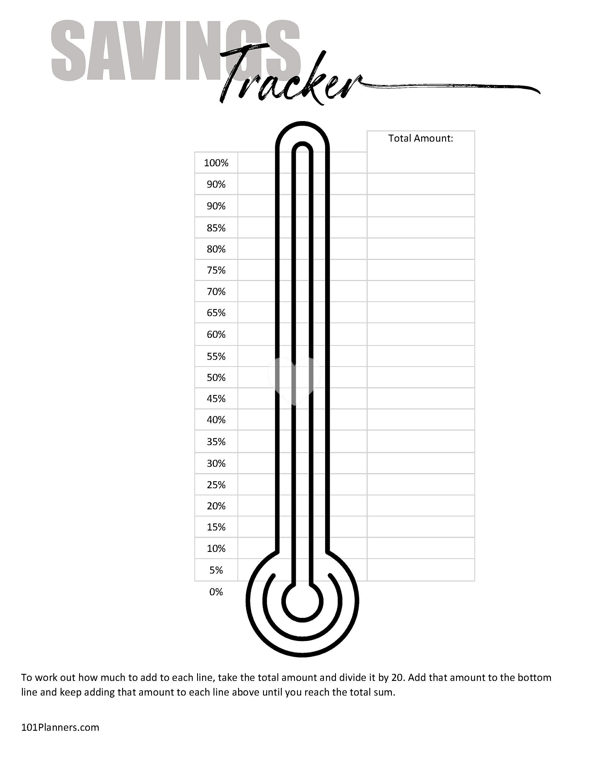 savings progress tracker screenshot
