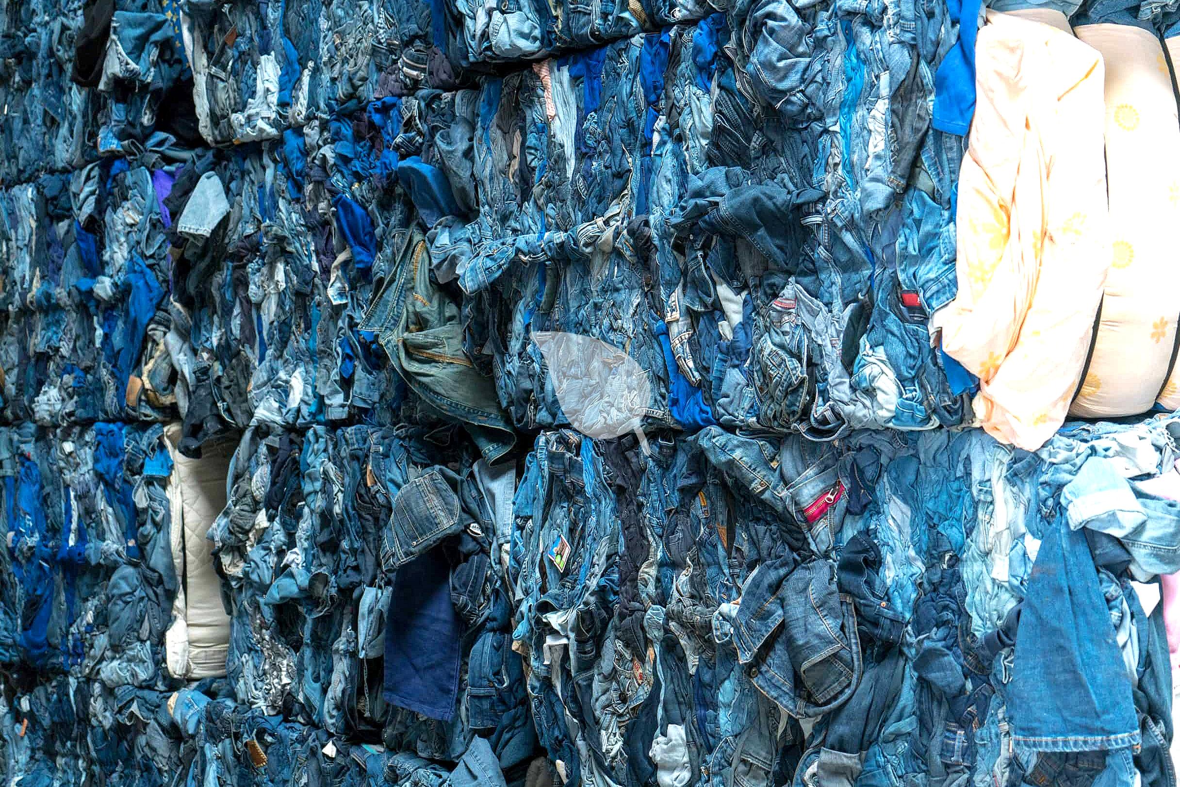 Bins for post-consumer textile collection