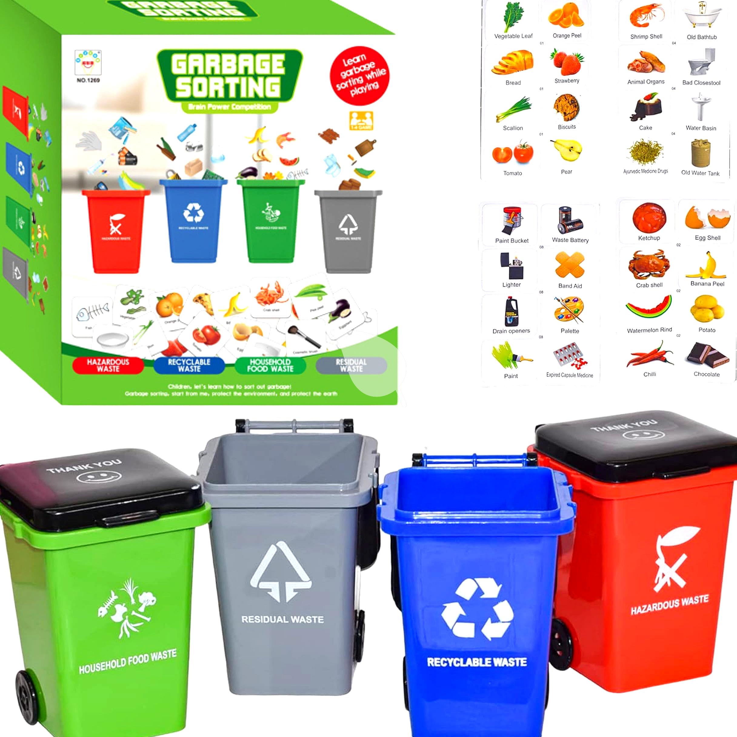 Plastic toys sorted for recycling