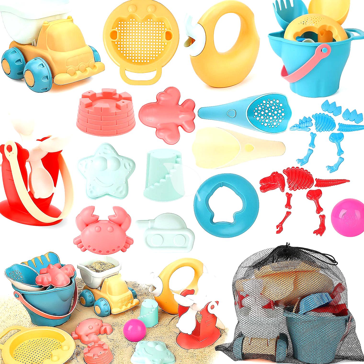 Colorful eco-friendly toddler toys made from natural materials