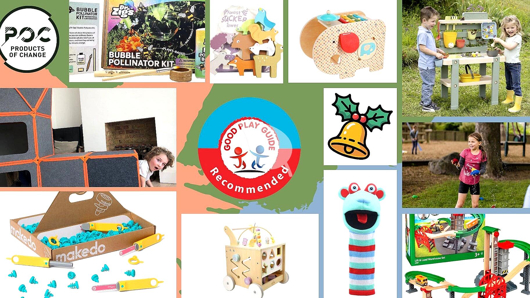 Eco-friendly organic toys promoting sustainability